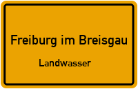 Häherweg in Freiburg im BreisgauLandwasser