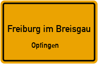 Tiengener Grenzweg in Freiburg im BreisgauOpfingen