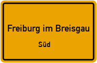 Brombergstraße in Freiburg im BreisgauSüd