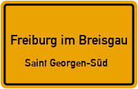 Ebringer Weg in Freiburg im BreisgauSaint Georgen-Süd