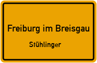Häberlestraße in Freiburg im BreisgauStühlinger