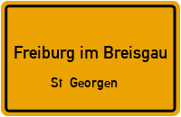 Vorarlberger Weg in Freiburg im BreisgauSt. Georgen