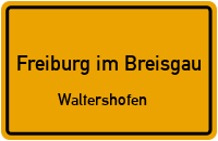 Christhahlenweg in Freiburg im BreisgauWaltershofen