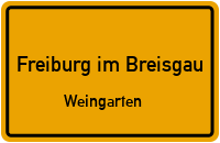 Norsinger Weg in Freiburg im BreisgauWeingarten