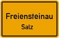 Sackgasse in FreiensteinauSalz