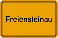 Ortsschild von Gemeinde Freiensteinau in Hessen
