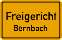 Straßenverzeichnis Freigericht Bernbach