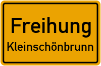 Mühlstraße in FreihungKleinschönbrunn