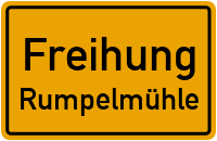 Rumpelmühle in 92271 Freihung (Rumpelmühle)