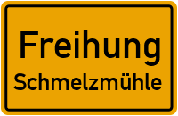 Straßenverzeichnis Freihung Schmelzmühle