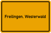 City Sign Freilingen, Westerwald