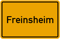 City Sign Freinsheim