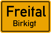 Gitterseer Straße in FreitalBirkigt