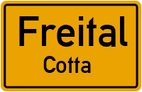 Steinstraße in FreitalCotta
