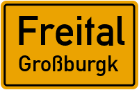Cunnersdorfer Straße in FreitalGroßburgk