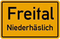 Rudeltstraße in FreitalNiederhäslich