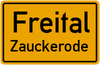Glück-Auf-Straße in FreitalZauckerode