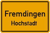 Straßenverzeichnis Fremdingen Hochstadt