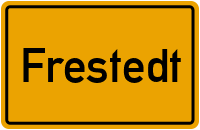 Ortsschild von Gemeinde Frestedt in Schleswig-Holstein