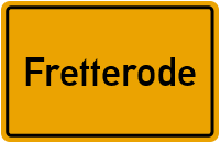 City Sign Fretterode