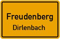 Straßenverzeichnis Freudenberg Dirlenbach