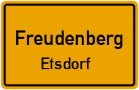 Dorfstraße in FreudenbergEtsdorf