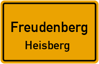 Straßenverzeichnis Freudenberg Heisberg