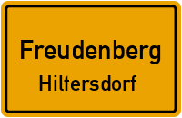 Triftstraße in FreudenbergHiltersdorf