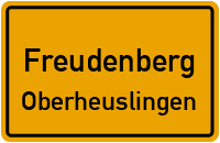 Straßenverzeichnis Freudenberg Oberheuslingen