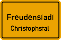 Schickhardtstraße in 72250 Freudenstadt (Christophstal)