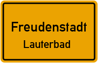 Kinzigtalstraße in FreudenstadtLauterbad