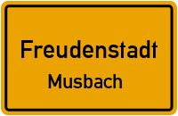 Dürrbachweg in 72250 Freudenstadt (Musbach)