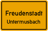 Saugass in FreudenstadtUntermusbach