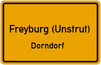 Dorfstraße in Freyburg (Unstrut)Dorndorf