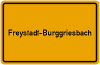 Ortsschild Freystadt-Burggriesbach