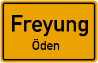 Straßen in Freyung Öden