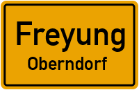 Straßen in Freyung Oberndorf