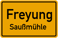 Straßen in Freyung Saußmühle