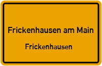Mühlgasse in Frickenhausen am MainFrickenhausen