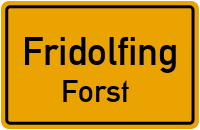Straßenverzeichnis Fridolfing Forst