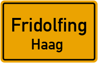 Straßenverzeichnis Fridolfing Haag