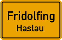 Straßenverzeichnis Fridolfing Haslau