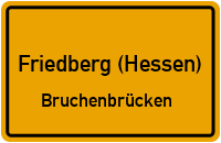 Bertolt-Brecht-Straße in Friedberg (Hessen)Bruchenbrücken