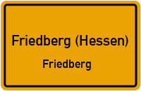 Augustinergasse in 61169 Friedberg (Hessen) (Friedberg)