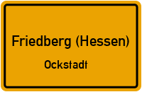 Waldstraße in Friedberg (Hessen)Ockstadt