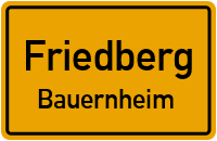 Taufsteinstraße in FriedbergBauernheim
