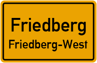 Maria-Alber-Straße in FriedbergFriedberg-West