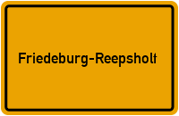 Ortsschild Friedeburg-Reepsholt