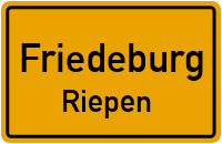 Schwarzer Weg in FriedeburgRiepen