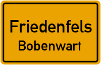 Straßen in Friedenfels Bobenwart